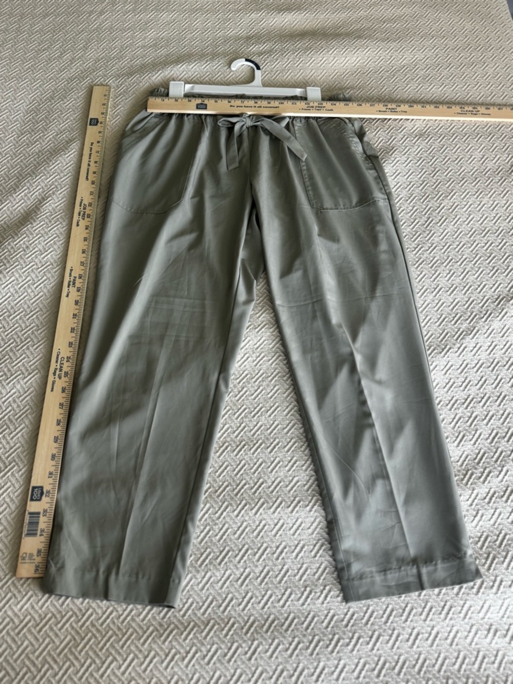 SOHO Olive Green Drawstring Casual Pants